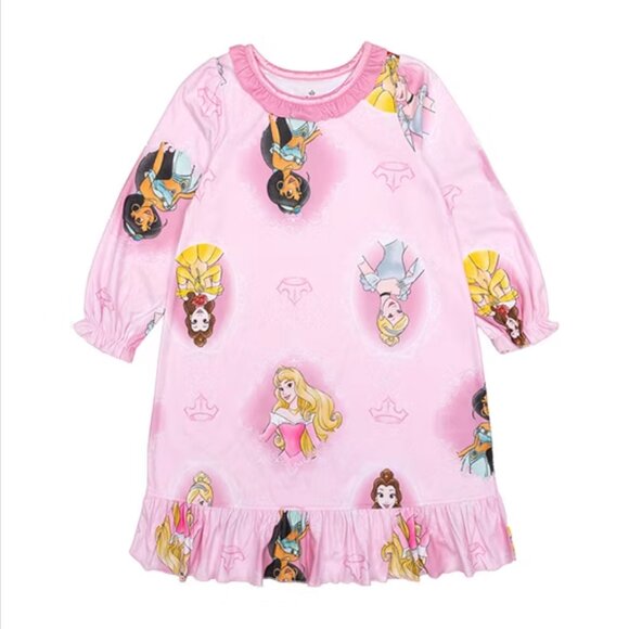 Disney Other - Disney Toddler Girls Princess Long Sleeve Nightgown Pajama Sleepwear, Size 2T